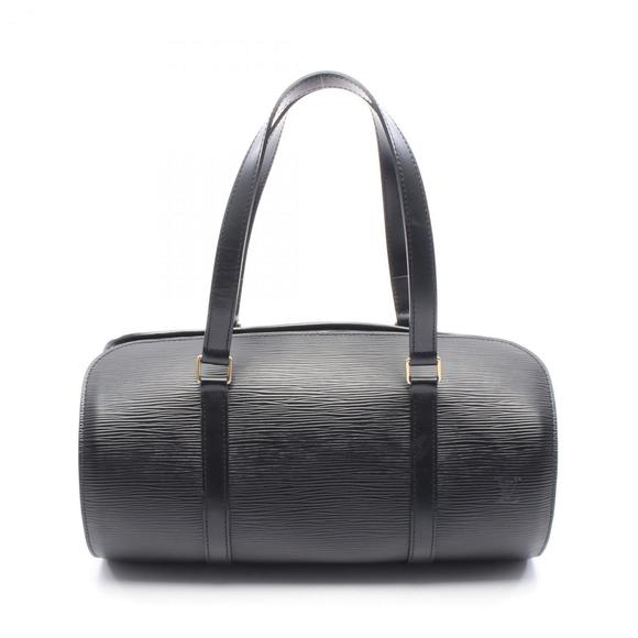 Louis Vuitton Soufflot Epi Leather Handbag, Women's, Black, M52222 - Picture 1 of 7